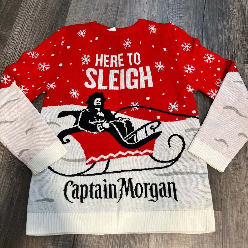 Captain Morgan The Standing Captain Ugly Christmas Sweater